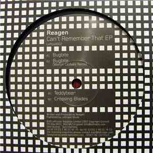 Reagen - Can't Remember That EP download flac
