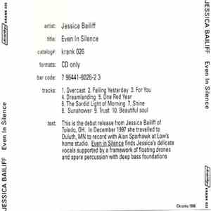 Jessica Bailiff - Even In Silence download flac