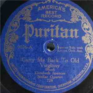 Elizabeth Spencer, Stellar Quartet - Carry Me Back To Old Virginny / Old Black Joe download flac