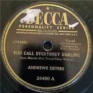Andrews Sisters - You Call Everybody Darling / Underneath The Arches download flac