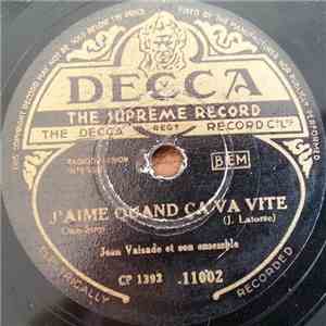 Jean Vaisade Et Son Ensemble - J'Aime Quand Ca Va Vite / La Polka Des Amateurs download flac