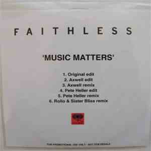 Faithless - Music Matters download flac