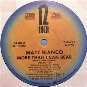 Matt Bianco - More Than I Can Bear download flac