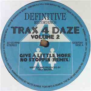 Trax 4 Daze - Trax 4 Daze Vol. 2 download flac