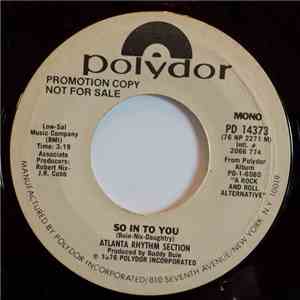 Atlanta Rhythm Section - So In To You download flac