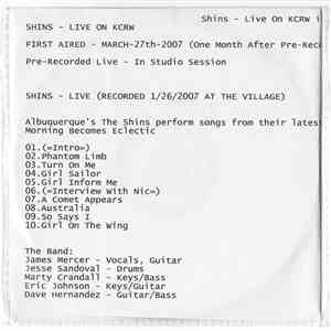 The Shins - Live On KCRW download flac