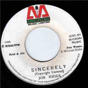 Joe Higgs - Sincerely download flac