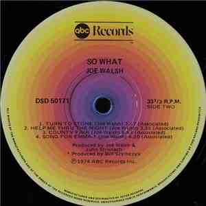 Joe Walsh - So What download flac