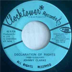 Johnny Clarke - Declaration Of Rights download flac