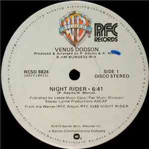 Venus Dodson - Night Rider / Where Are We Headed download flac