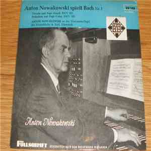 Bach / Anton Nowakowski - Spielt Bach Nr. 1 download flac