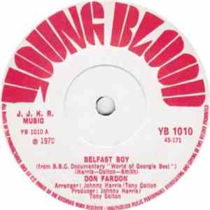 Don Fardon - Belfast Boy download flac