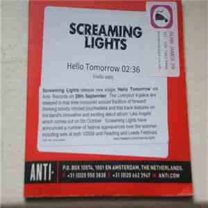 Screaming Lights - Hello Tomorrow download flac