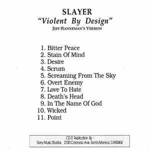 Slayer - "Violent By Design" Jeff Hanneman's Version download flac