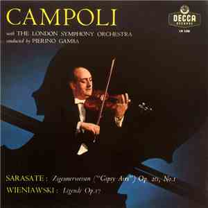 Campoli With The London Symphony Orchestra Conducted By Pierino Gamba - Sarasate - Zigeunerweisen Wieniawski - Legende download flac