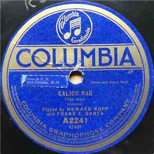 Howard Kopp And Frank Banta - Calico Rag / Money Blues download flac