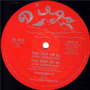 B.T.  AKA Tony Poplion - The Rap Of 85 download flac