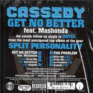 Cassidy  Feat. Mashonda - Get No Better download flac