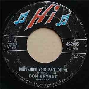 Don Bryant - Don't Turn Your Back On Me / Star Of Love download flac