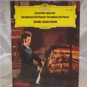 Johannes Brahms, Daniel Barenboim - Variationen Für Klavier • Variations For Piano download flac
