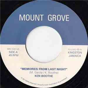 Ken Boothe - Memories From Last Night download flac