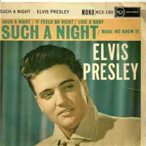Elvis Presley With The Jordanaires - Such A Night download flac