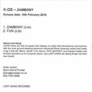 K-OS - Zambony download flac