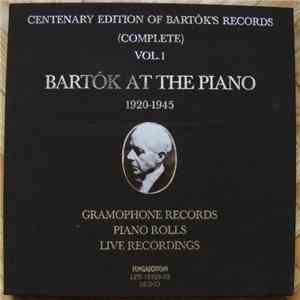 Bartók - Bartók At The Piano 1920-1945, Gramophone Records, Piano Rolls, Live Recordings download flac