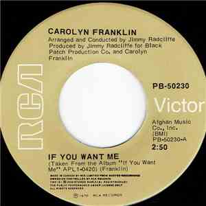 Carolyn Franklin - If You Want Me / You Are Everything download flac