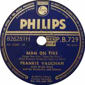 Frankie Vaughan With Wally Stott And His Orchestra And Chorus - Man On Fire / Wanderin' Eyes FLAC album