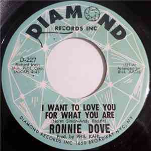 Ronnie Dove - I Want To Love You For What You Are download flac