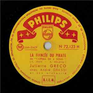 Juliette Greco Avec André Grassi Et Son Orchestre - La Fiancée Du Pirate / Barbara-Song download flac