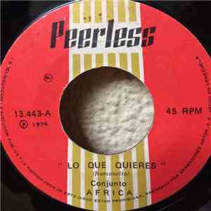 Conjunto Africa - Lo Que Quieres download flac
