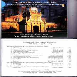 The Choir Of Gonville & Caius College - Gonville & Caius College 1348 - 1998 (Appeal CD) download flac