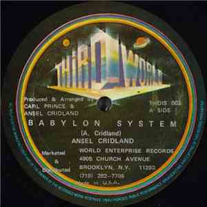 Ansel Cridland / Delroy Towers & Grampa Irie - Babylon System / Black History download flac