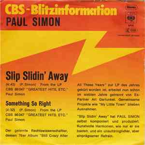 Paul Simon - Slip Slidin' Away FLAC album