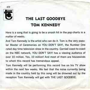 Tom Kennedy  - The Last Good-Bye download flac