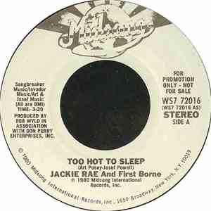Jackie Rae And First Borne - Too Hot To Sleep download flac