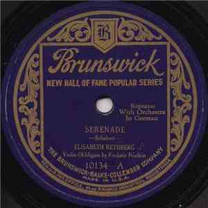 Elisabeth Rethberg - Serenade / Solvejg's Song download flac
