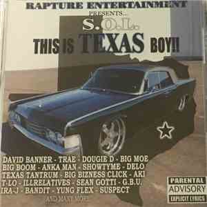Rapture Ent. - S.O.L. This Is Texas Boy!! download flac