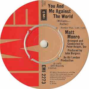 Matt Monro - You And Me Against The World download flac