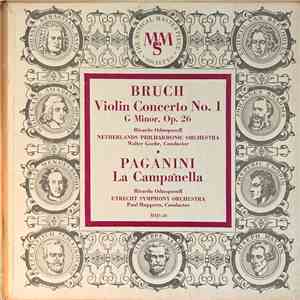 Ricardo Odnoposoff, Walter Goehr / Ricardo Odnoposoff, Paul Hupperts - Bruch Violin Concerto No. 1 G Minor, Op. 26 / Paganini La Campanella FLAC album