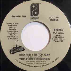 The Three Degrees - When Will I See You Again / Dirty Ol' Man download flac