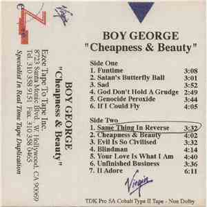 Boy George - Cheapness And Beauty download flac