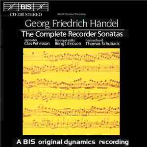 Georg Friedrich Händel - The Complete Recorder Sonatas download flac
