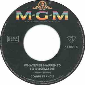 Connie Francis - Whatever Happened To Rosemarie download flac