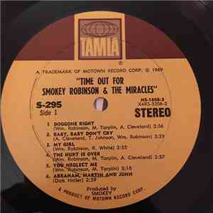 Smokey Robinson And The Miracles - Time Out For Smokey Robinson And The Miracles download flac