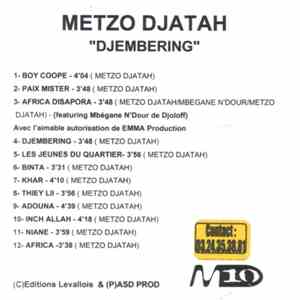 Metzo Djatah - Djembering download flac
