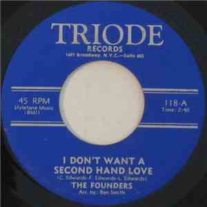 The Founders  - I Don't Want A Second Hand Love download flac
