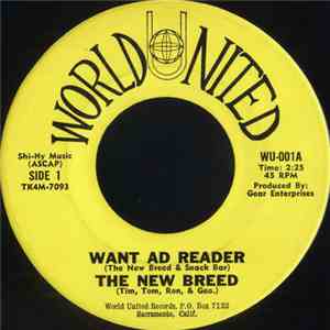 The New Breed  - Want Ad Reader / One More For The Good Guys download flac